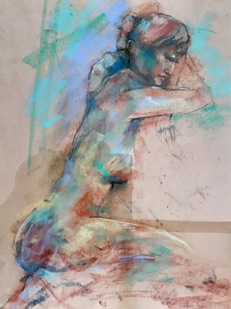 Original Acrylic and Pastel 